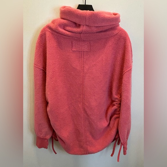 NWOT Free People Drawstring Fleece Pullover - Picture 2 of 5